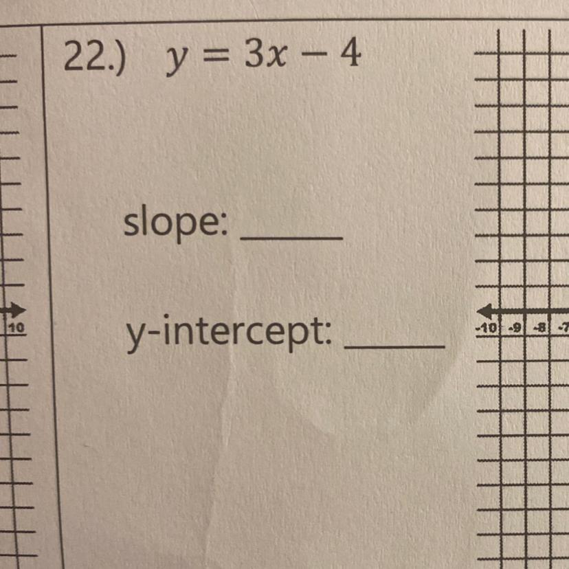 Find The X And Y Intercept.