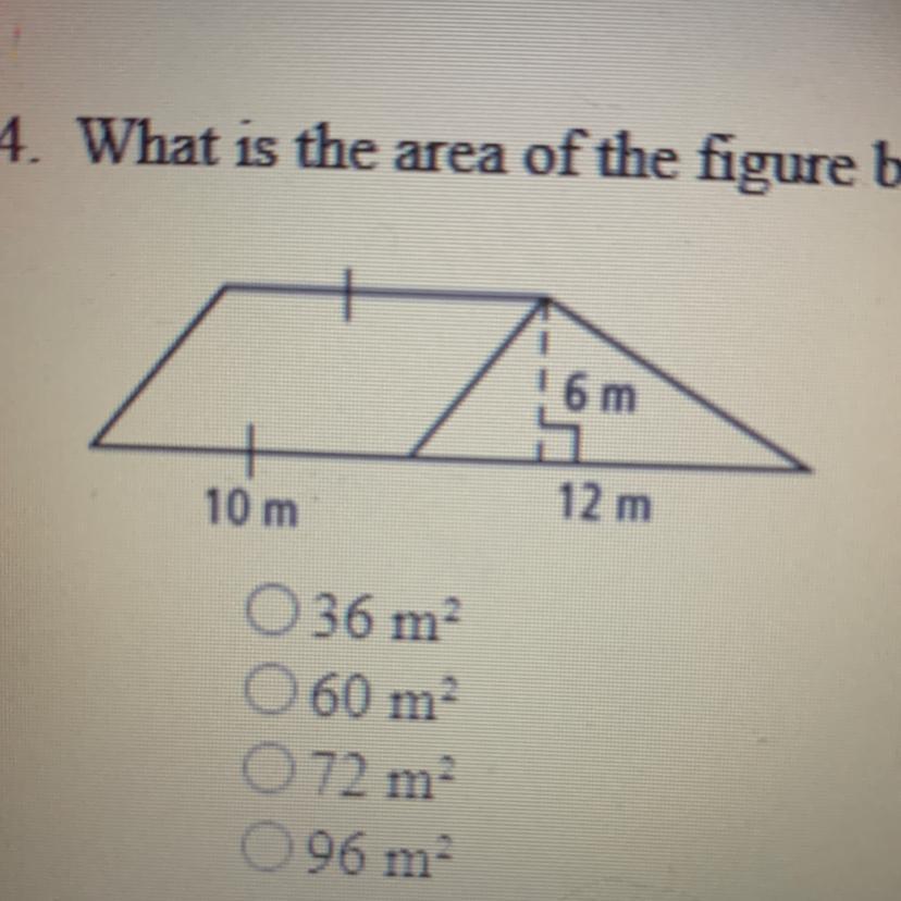 What Is The Area Of The Figure Below?