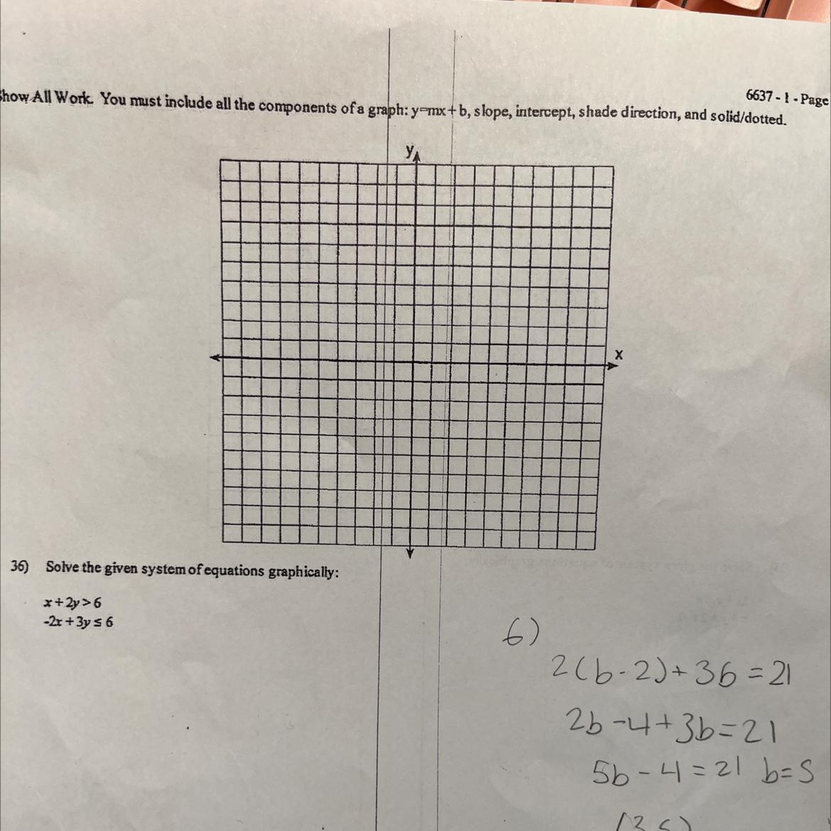 I Need Help With Question 36 (make Sure To Read The The Information Above The Graph)