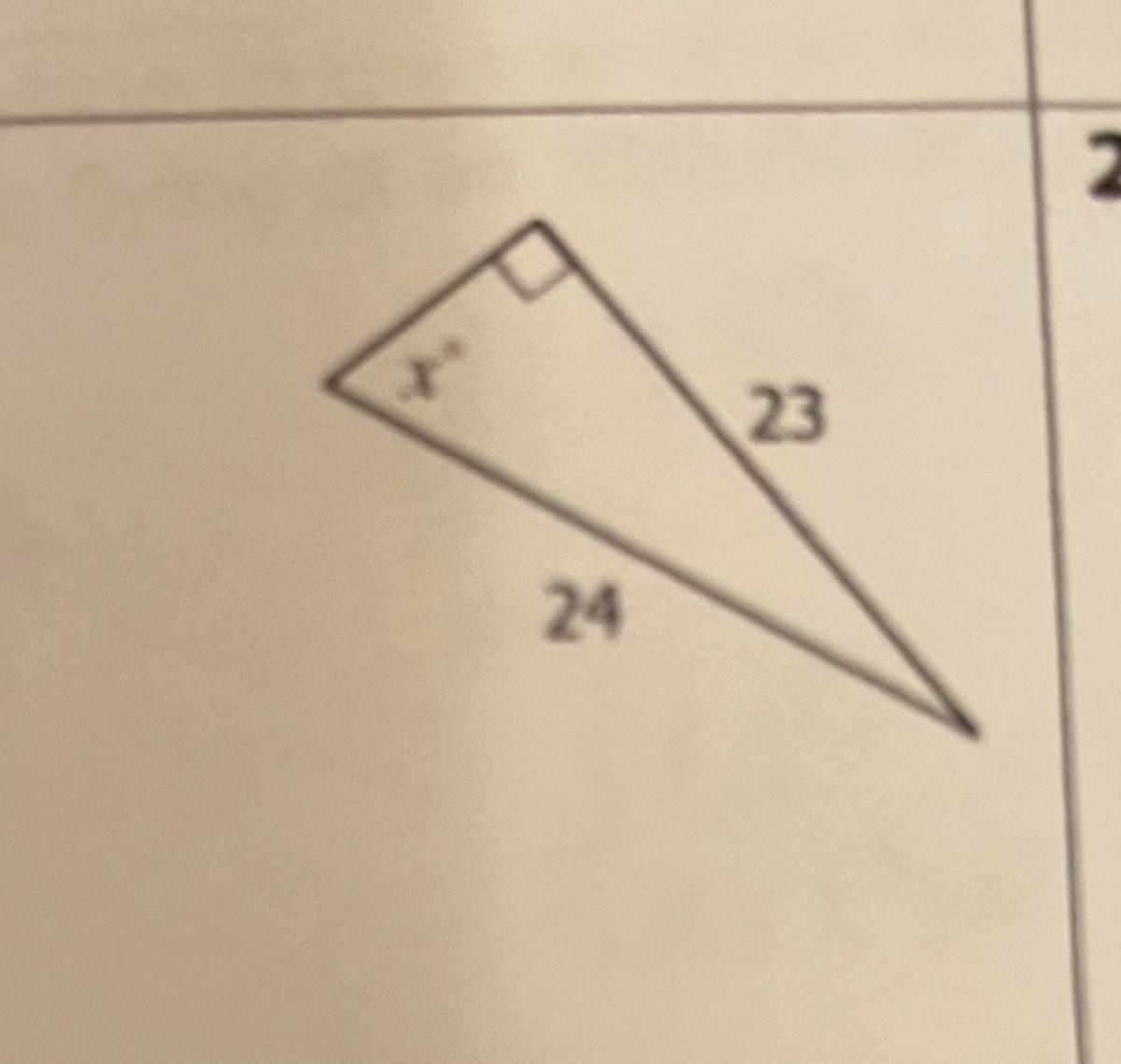 Solve For X. Round Your Answer To The Nearest Tenth