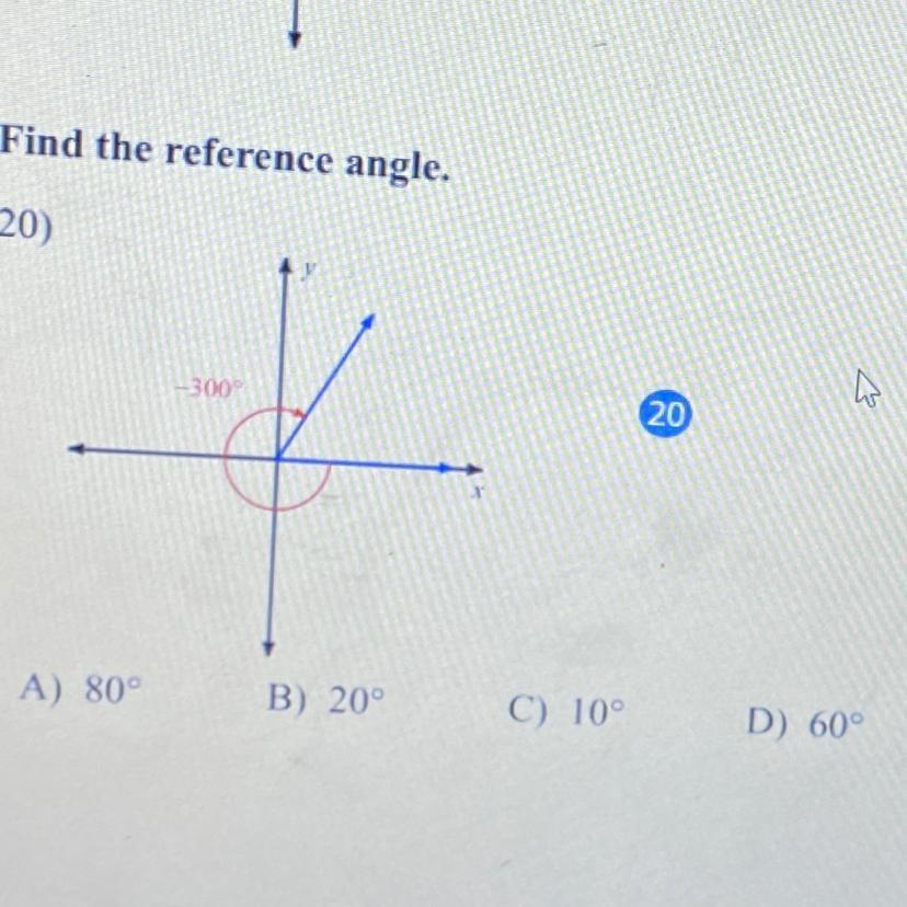 Find The Reference Angle! I NEED HELP ASAP PLS!