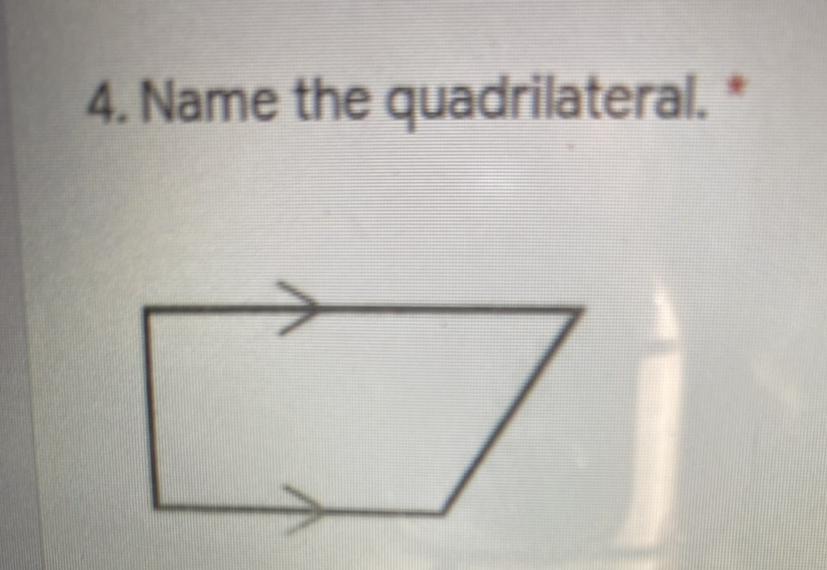 Name The Quadrilateral