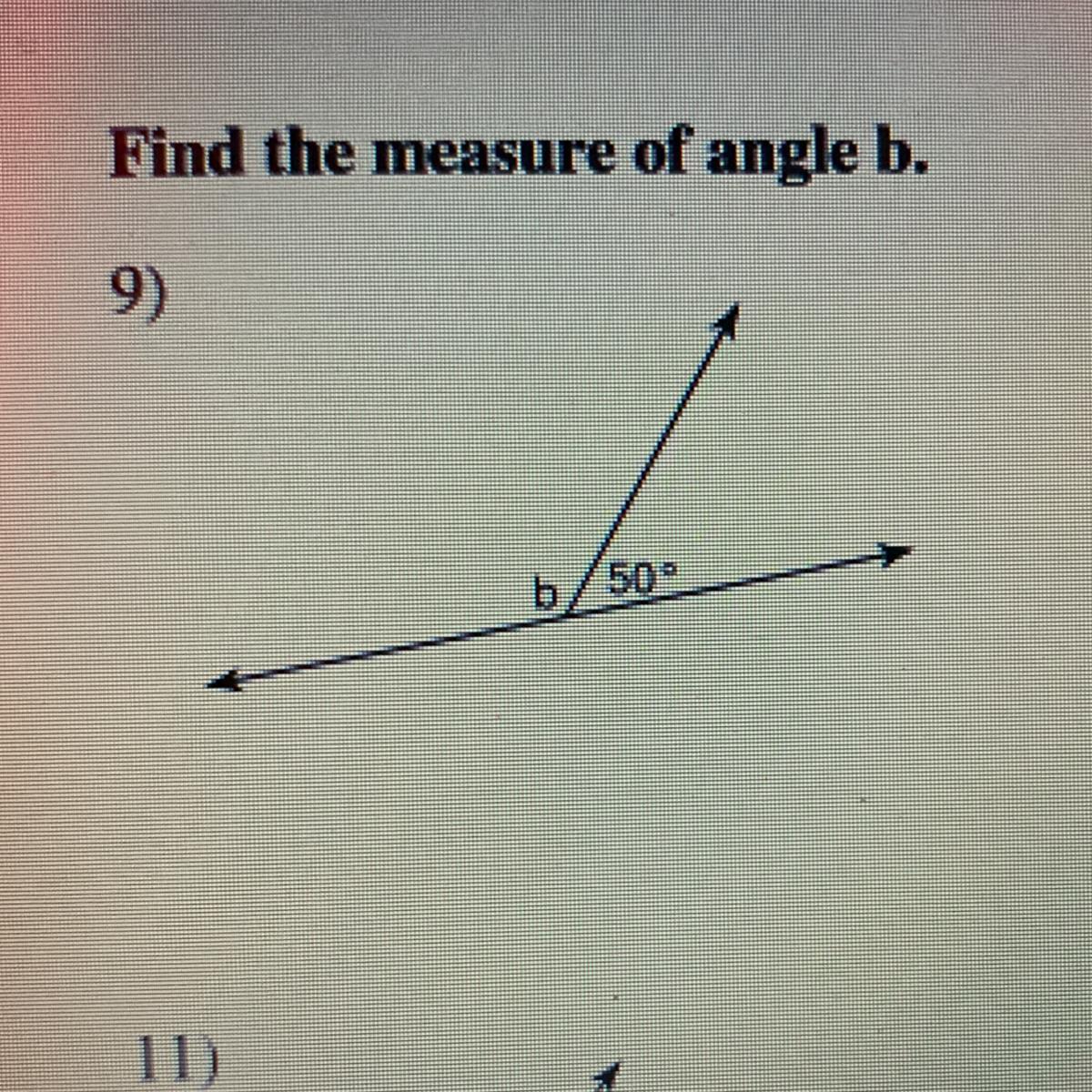 Find The Measure Of Angle B