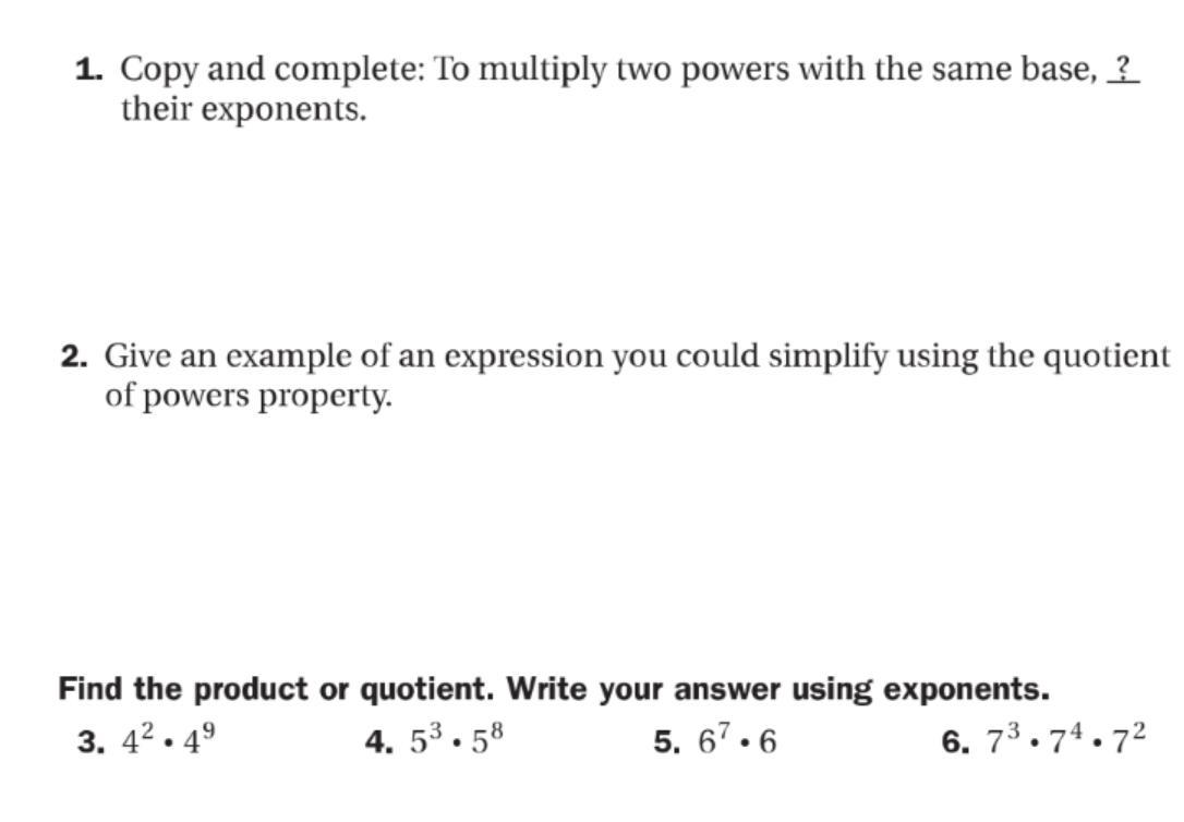 How To Do Product And Quotient