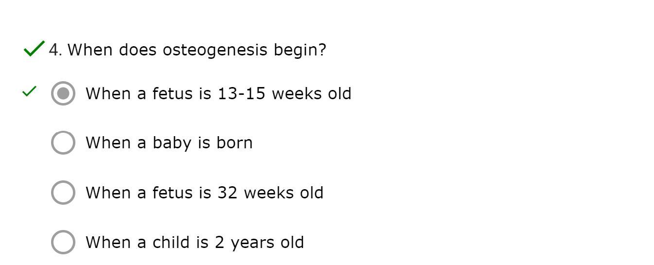 When Does Osteogenesis Begin?