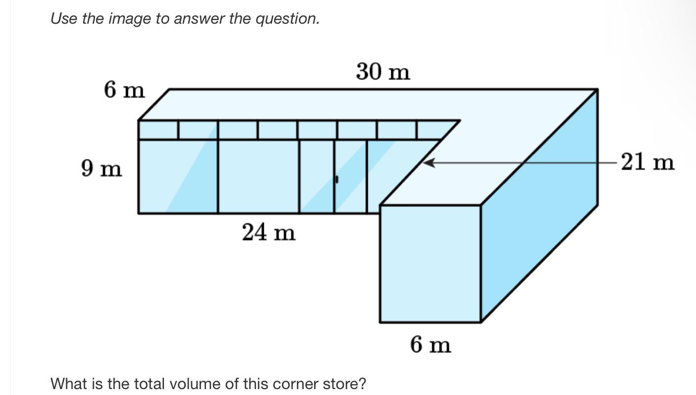 What Is The Total Volume Of This Figure?