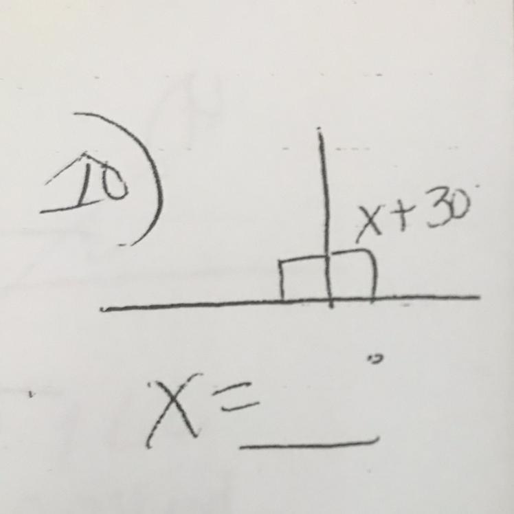 Find The Missing Angle Or Find X? 
