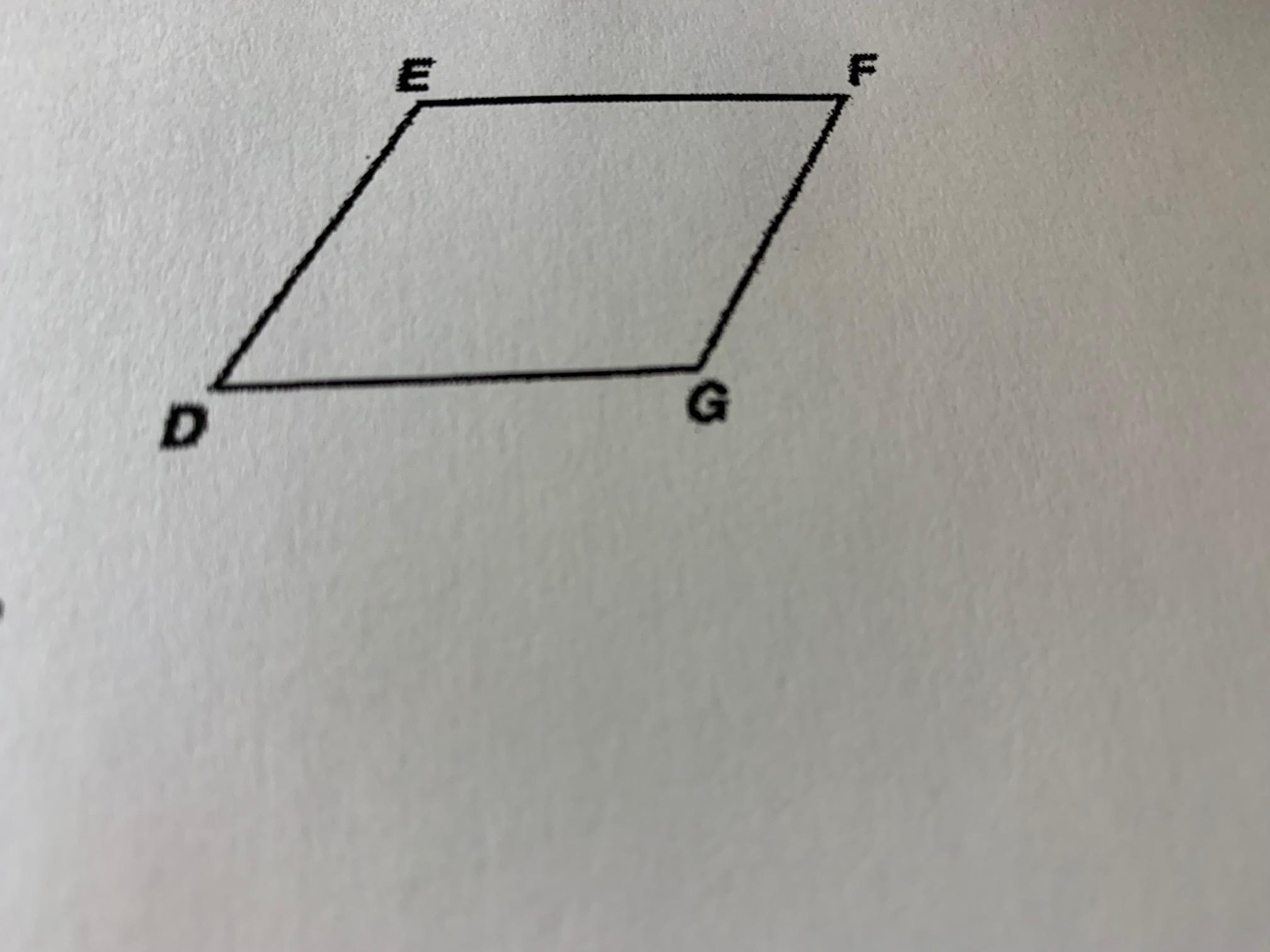 Figure DEFG Is A Parallelogram.If M 