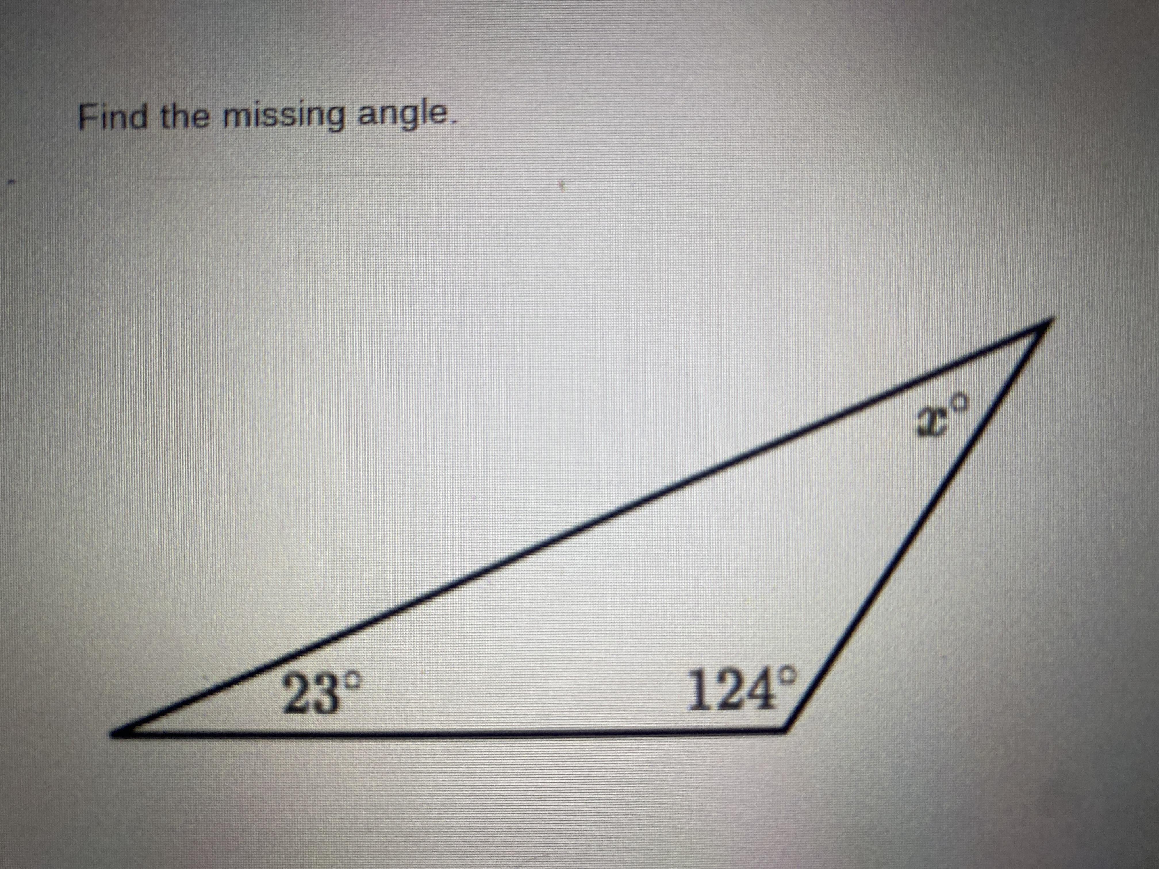 Find The Missing Angle