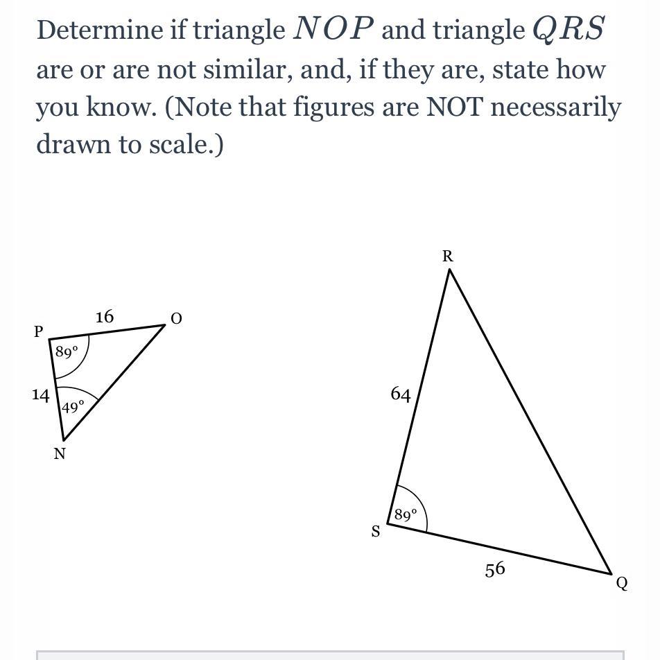 Determine If The Triangles Are Similar; If They Are Then What Is The Reason? 