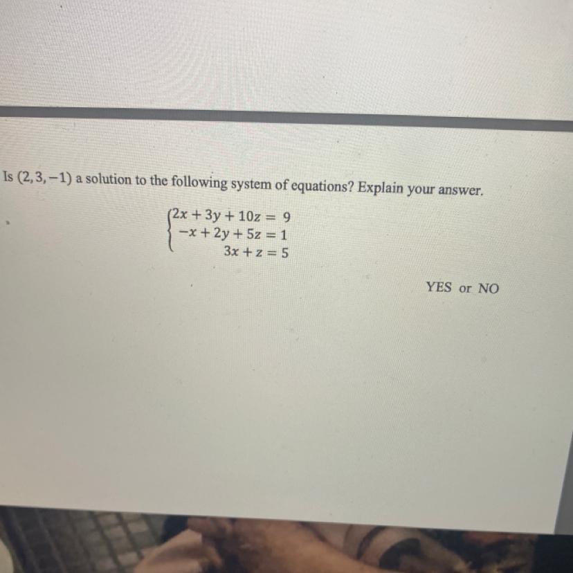 Need Help With Figuring Out If This Is A System Of Equations 