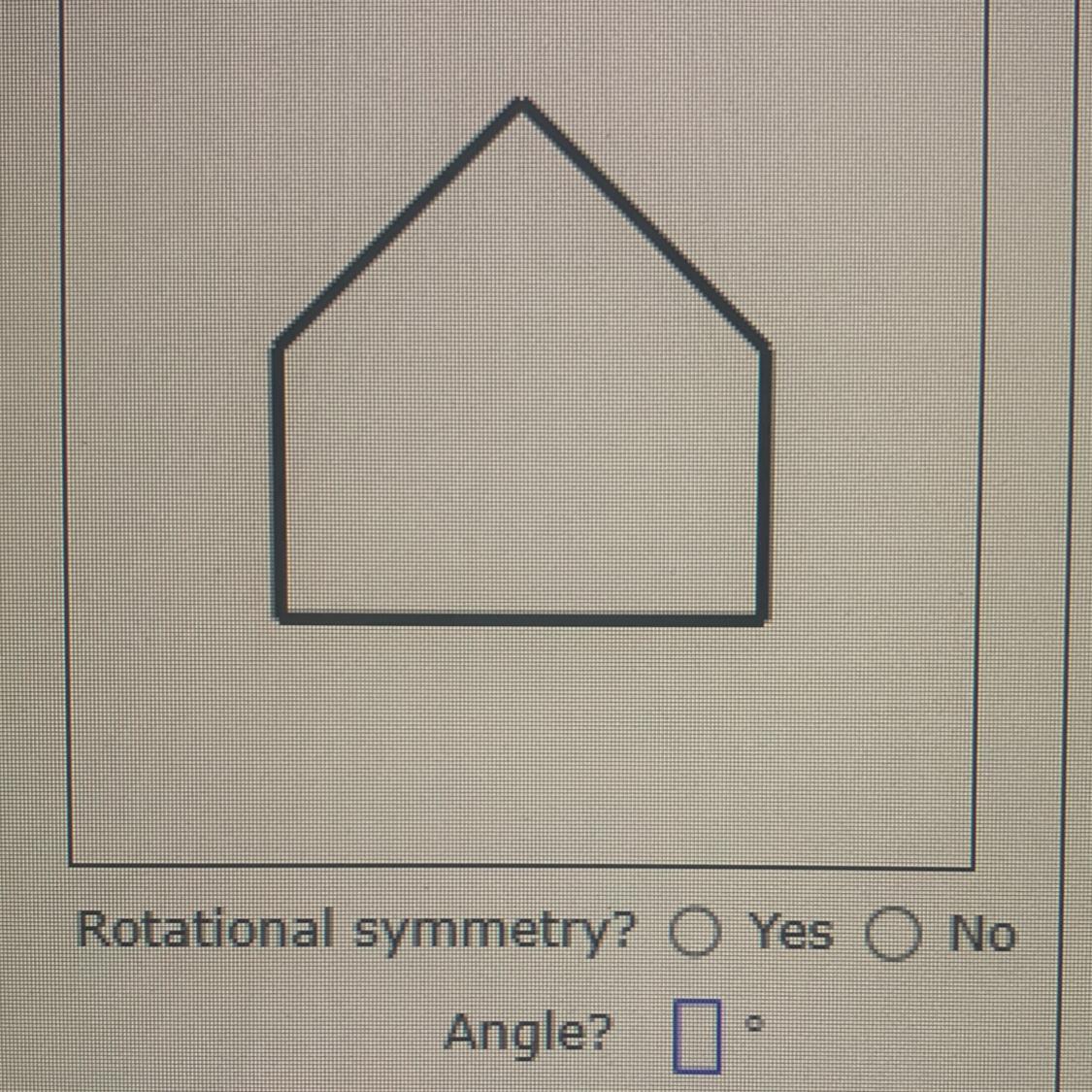 HELP PLEASE!For Each Figure Below, Determine If It Has Rotational Symmetry.If It Does, Give The Smallest