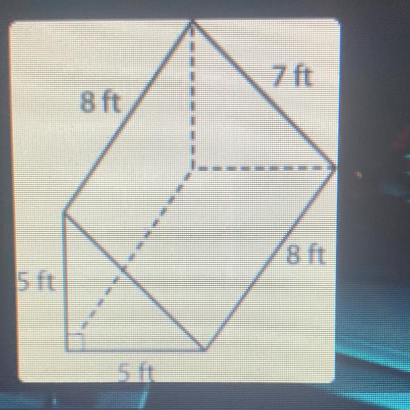 The Total Surface Area Of The Prism