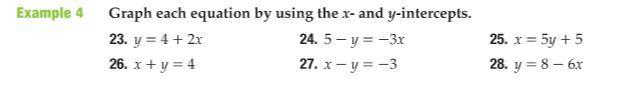 Could You Help Me How To Solve This Equations To Be Able To Graph Them? #24&amp;28