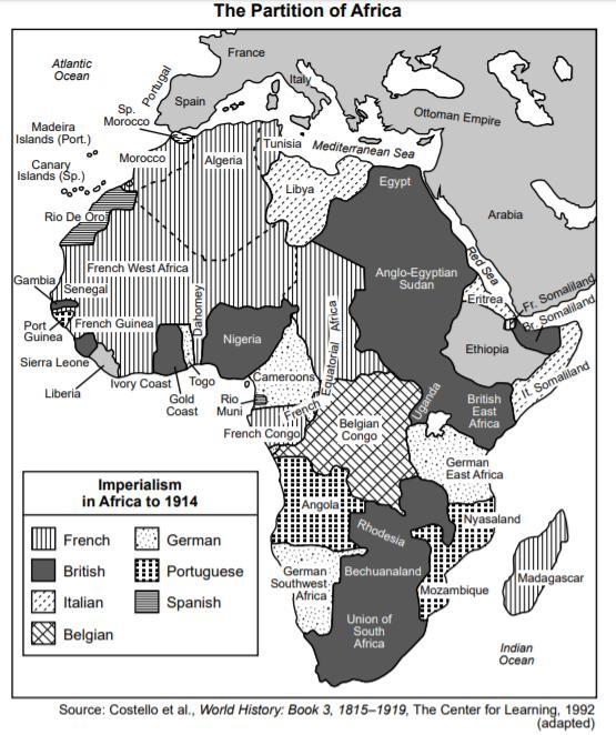 What Was A Result Of The Political Situation Shown On This Map?A.Most Local Rulers Had Power Equal To