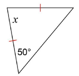 Find The Value Of X In The Triangle.