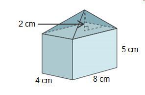 A Small Container And Its Lid Are Shown Below.A Rectangular Prism Has A Length Of 4 Centimeters, Width