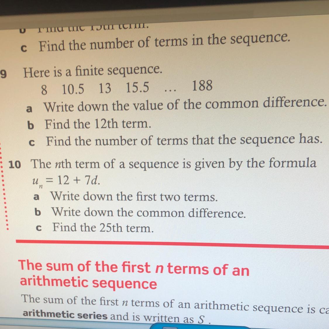 How To Do Question 10 A?