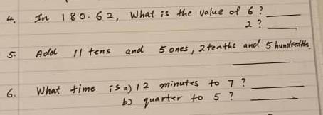 Hi Guys Can You Answer My Math Questions