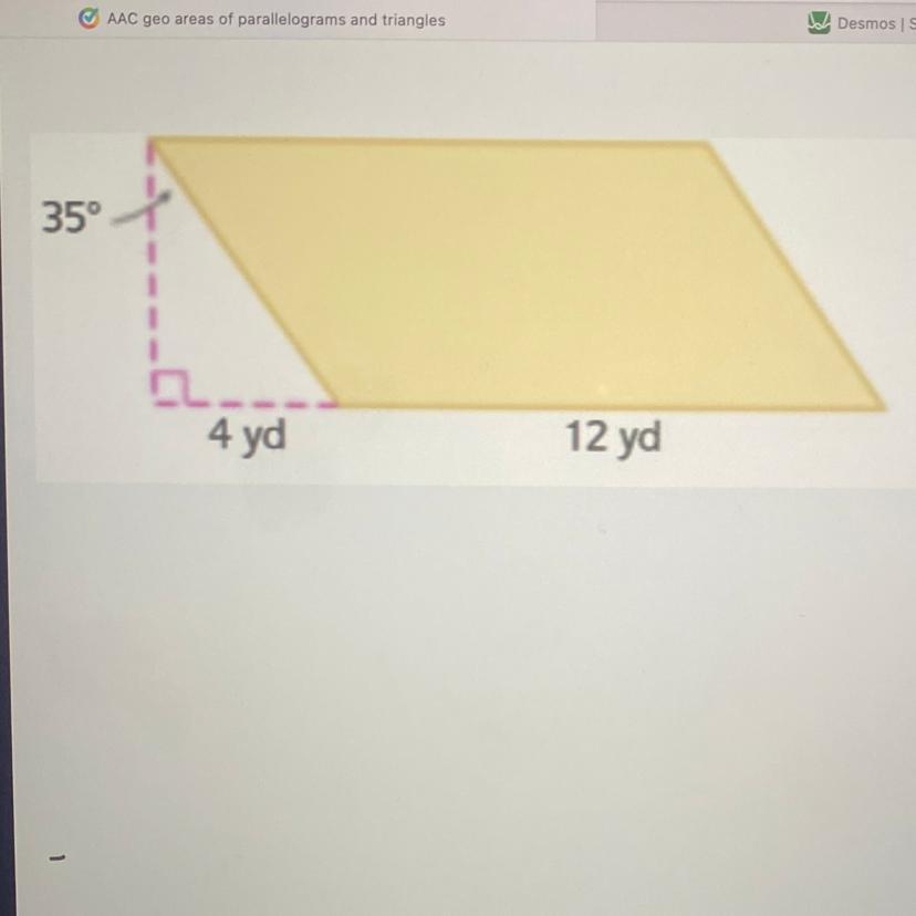 Find The Area Of The Parallelogram. Round To Thenearest Tenth.