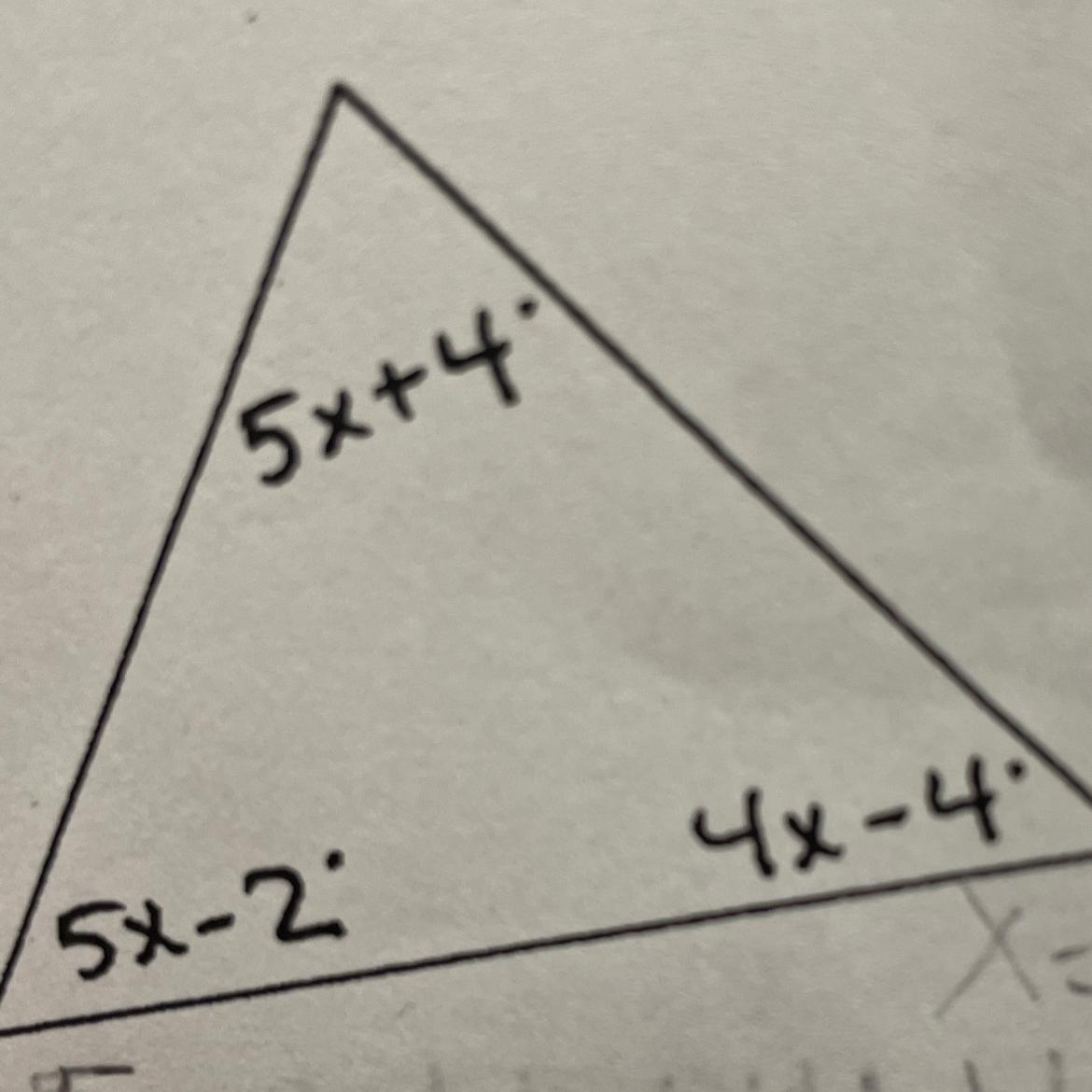 Solve For X In The Triangle!!!