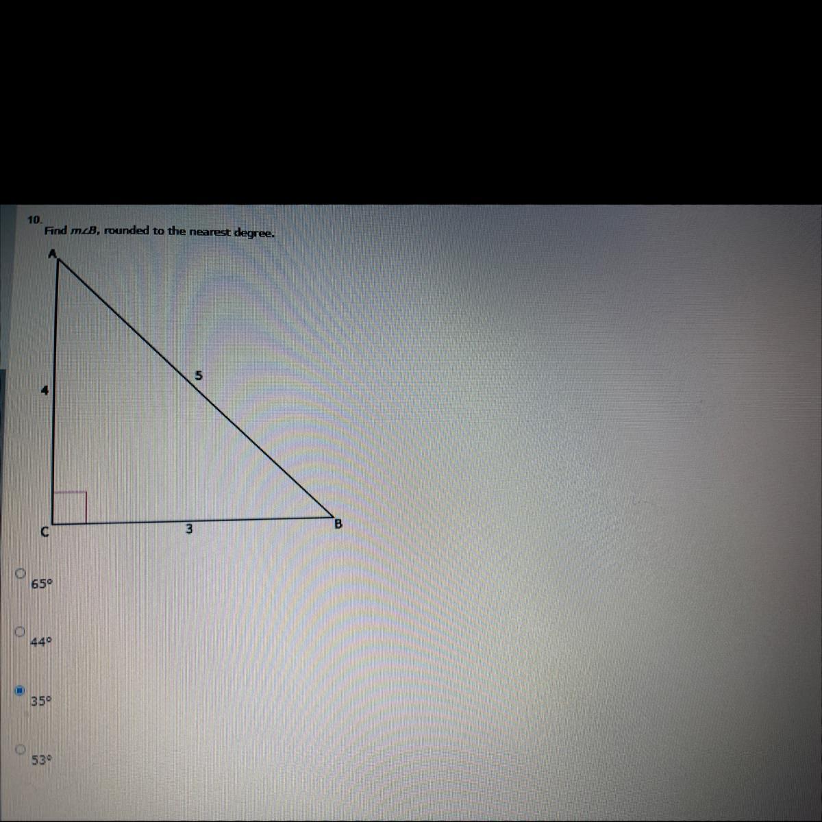 Find M2B, Rounded To The Nearest Degree. Please Help Me 