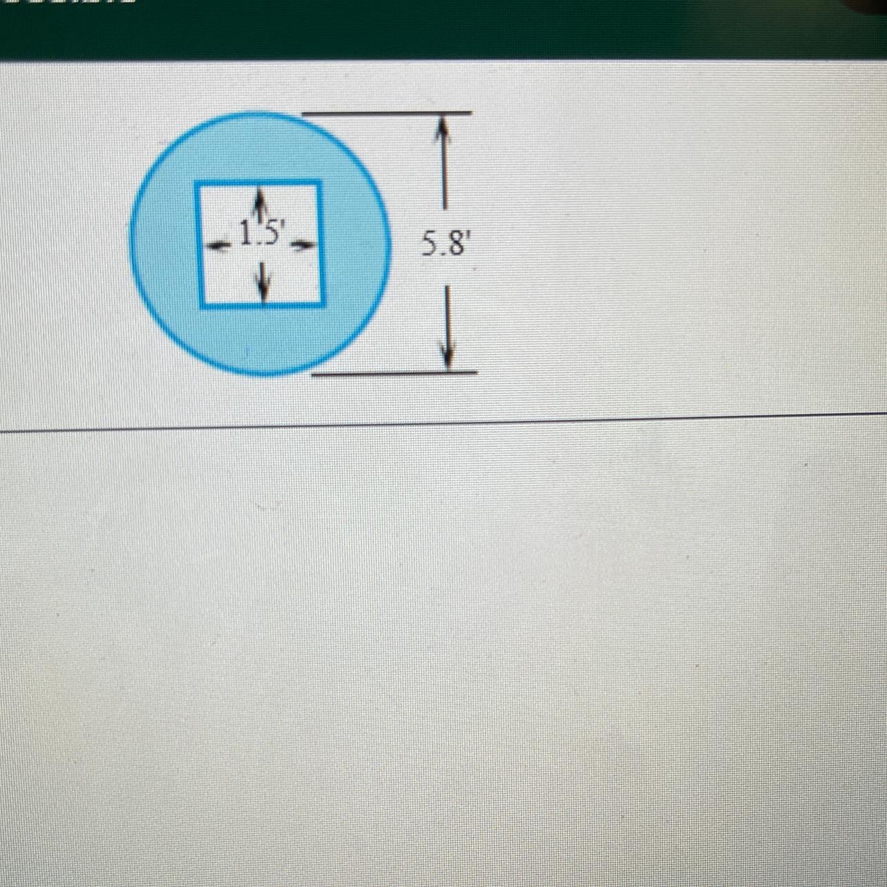 Find The Area Of The Shaded Region In The Figure. Use The Pi Key For Pi.The Area Of The Shaded Region