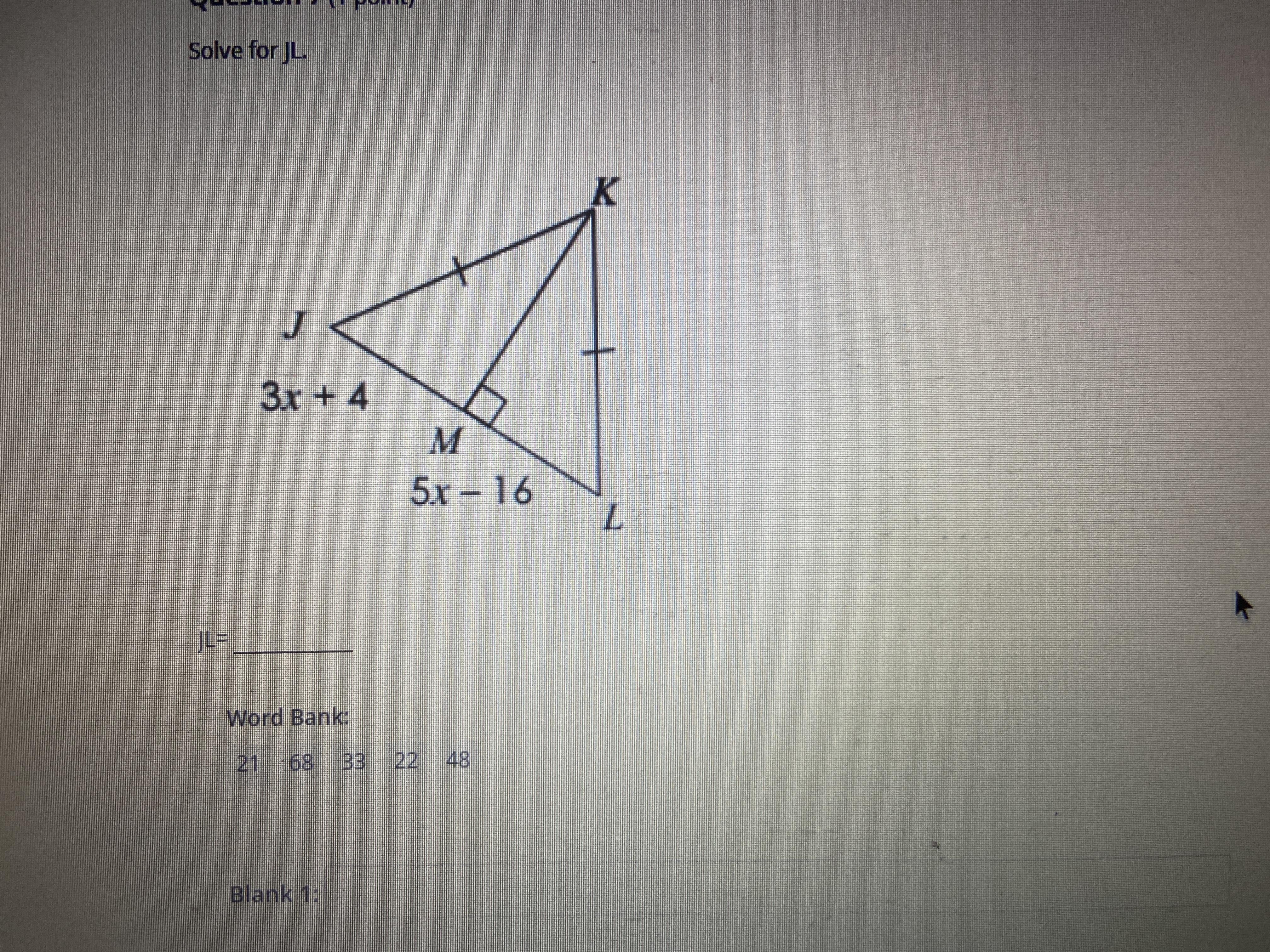 Please Help MeSolve For JL