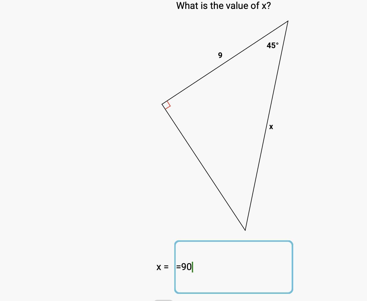 What Is The Value Of X?