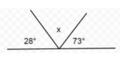 Identify The Measure Of Angle X: