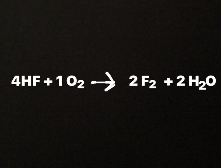 Please Help! I Have No Idea What To Do:How Many L Of F2 Can Be Produced When 0.76L Of HF React With O2