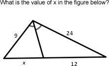 I Will Mark You Brainiest!What Is The Value Of X In The Figure BelowA) 4.5B) 10C) 5D) None Of The Choices