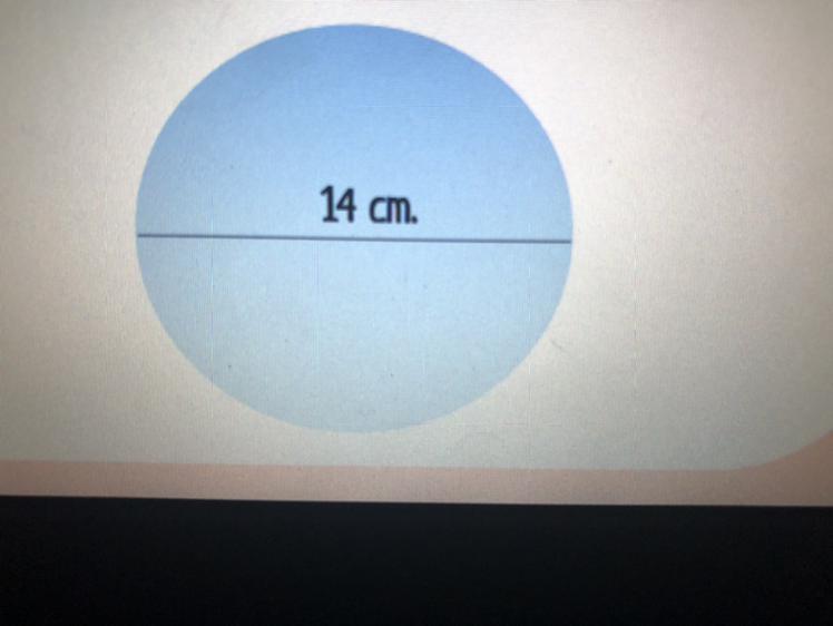 Please Find The Area And Circumference Ofthe Circle Below