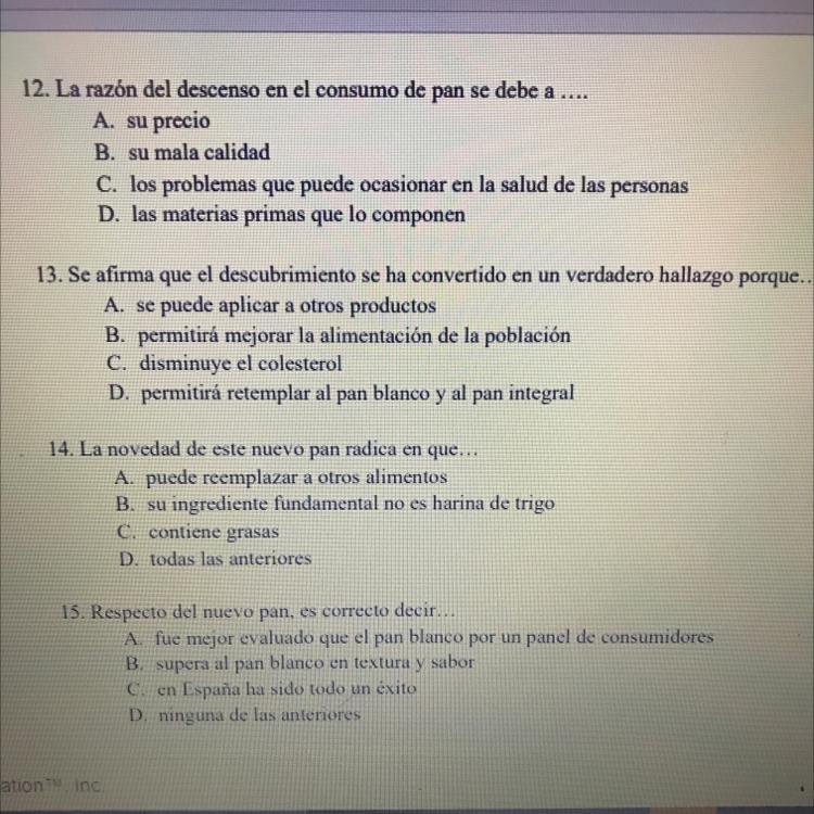 LecturaIntroduccin: Lee Este Articulo Escrito Por El Dr. Marco Samperio Sobre El Consumo De Pan Y La