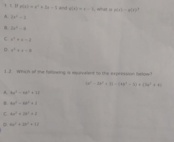 I Need Help On These 2 Questions, Please And Thank You!