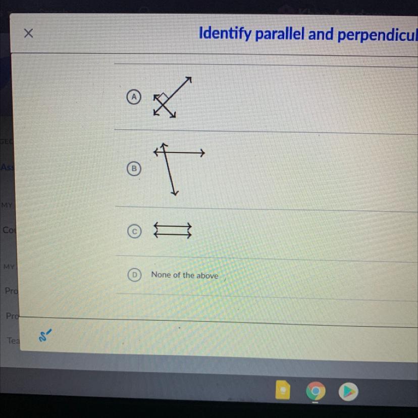 Which Of These Figures Shows Perpendicular Lines?