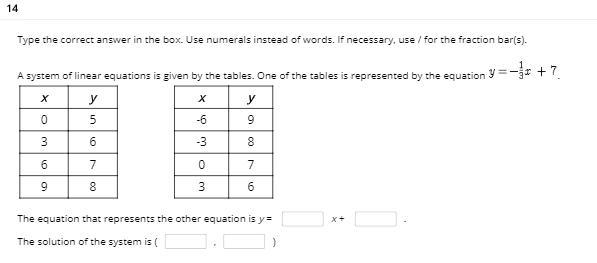 Answer Questions #13 &amp; 14. Number 13: What Is The System Shown? Number 14: Type The Correct Answer