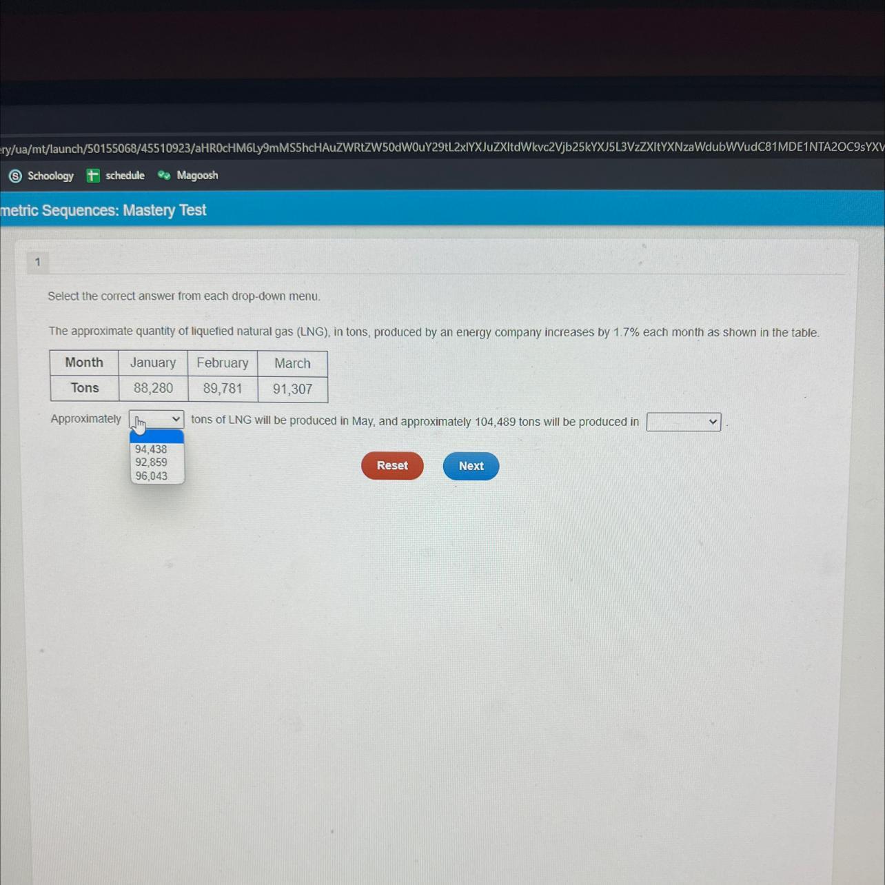 Select The Correct Answer From Each Drop-down Menu.The Approximate Quantity Of Liquefied Natural Gas