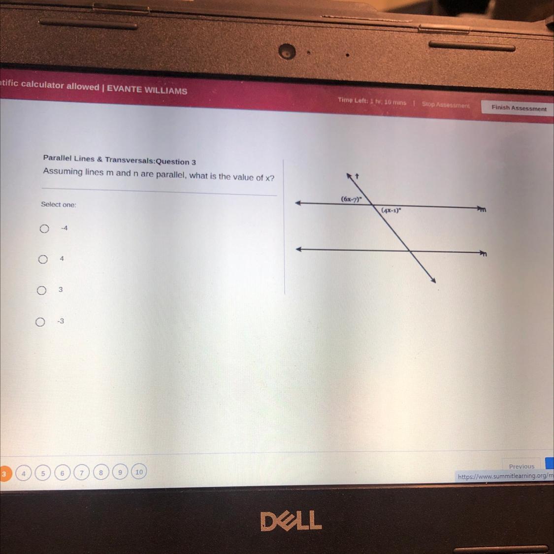 Assuming Lines M And N Are Parallel, What Is The Value Of X?