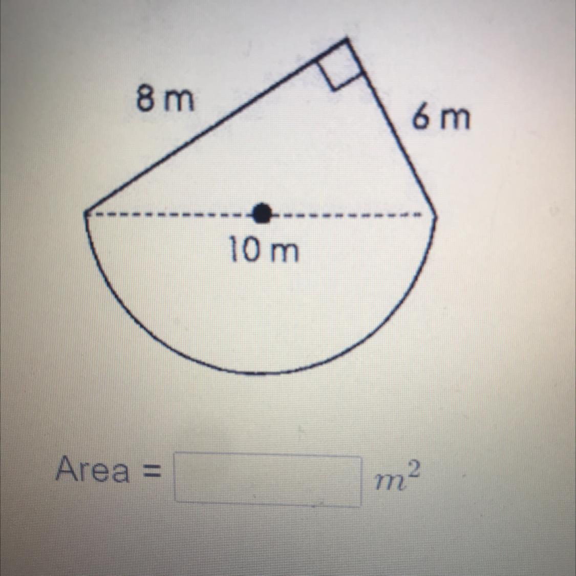PLZ HELP EMERGENCY!!Find The Total Area Of The Figure Below. Round Your Answer To The Nearest Tenth.