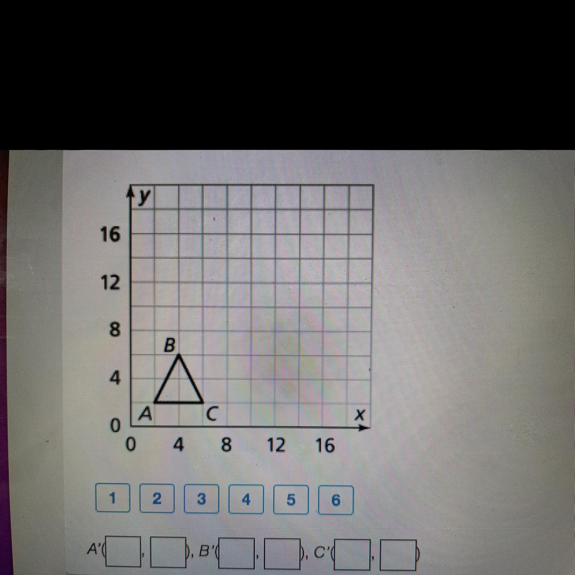 What Are The Coordinates Of The Image Of ABC After A Dilation With Center (0, 0) And A Scale Factor Of