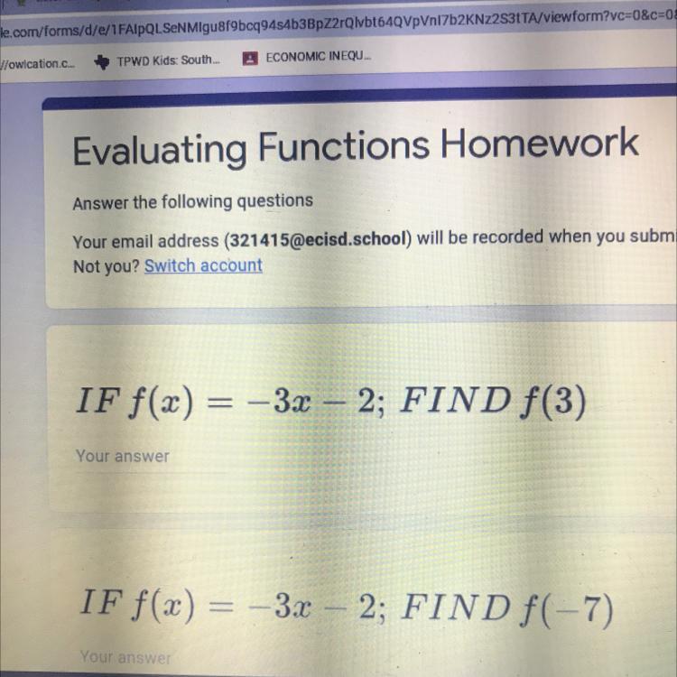 IF F(x) = -3x 2; FIND F(3)