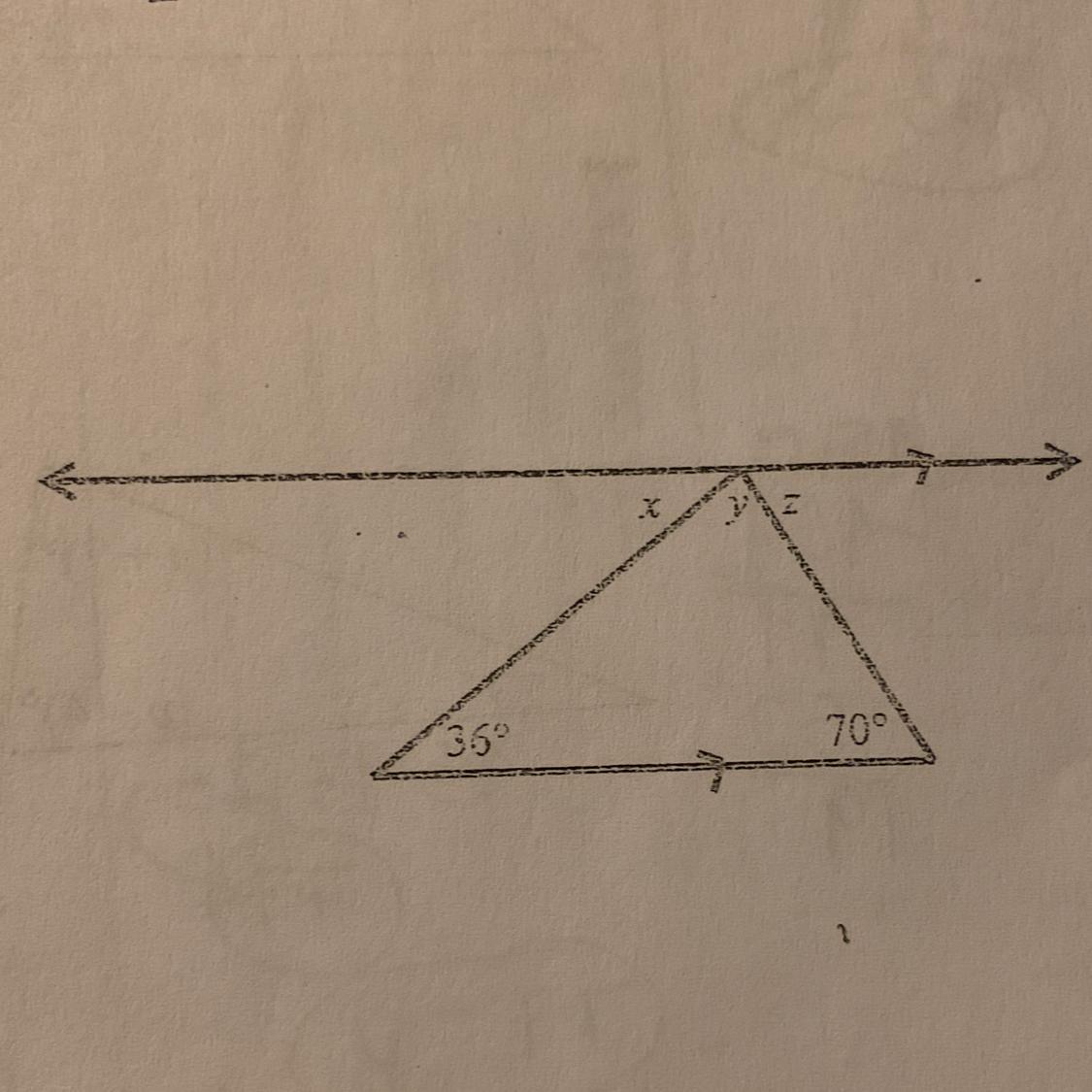 PLEASE HELP ASAP I WILL GIVE BRAINLIEST TO FIRST CORRECT ANSWERFind The Values Of X, Y And Z.