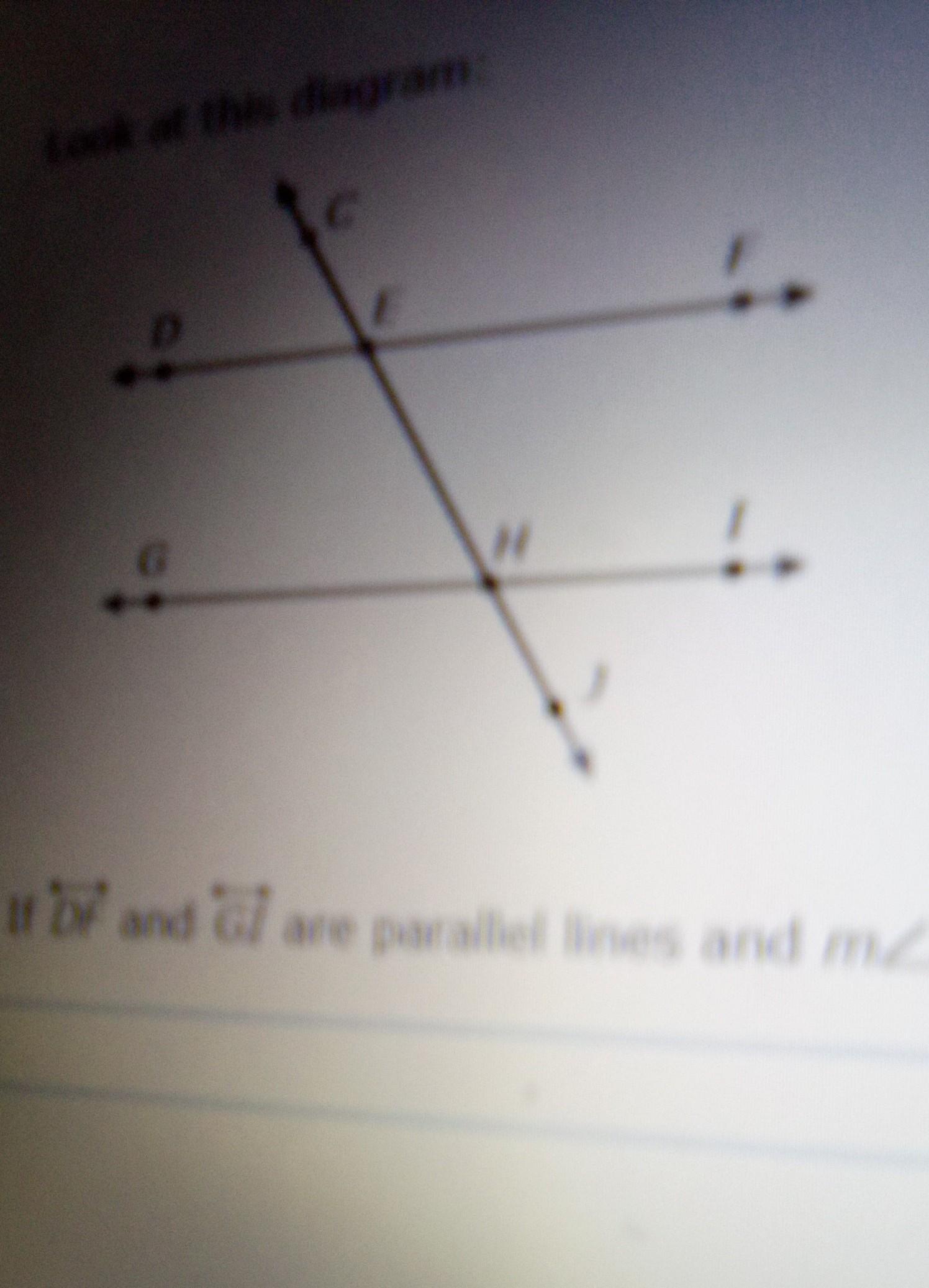 If Df And Gi Are Parallel Lines And Mihj=60 What Is MFEH