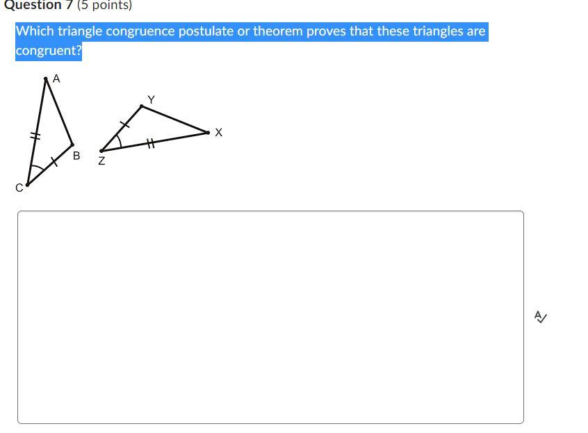 3.13 Which Triangle Congruence Postulate Or Theorem Proves That These Triangles Are Congruent?