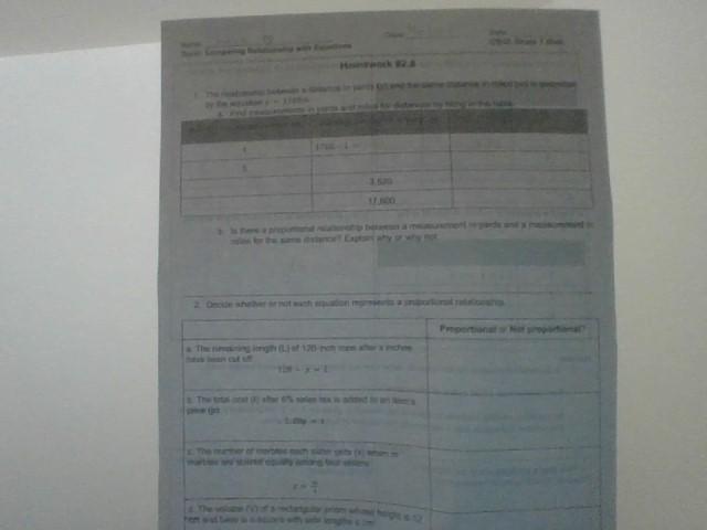 PLEASE HELP ME I HAVE TWO HOMEWORK SHEETS I NEED TO GET DONE, AND ITS GETTING LATE!(I Have A Picture