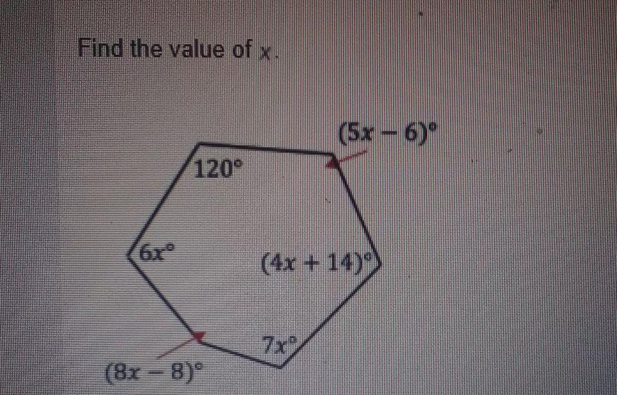 Can Someone Please Help Me Find The Value Of X?