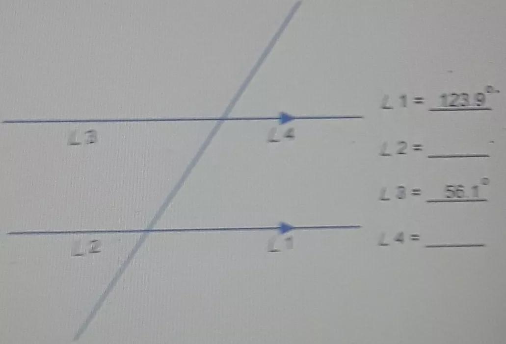 Where Can I Find L2 And L3 For A Missing Corresponding Angles?