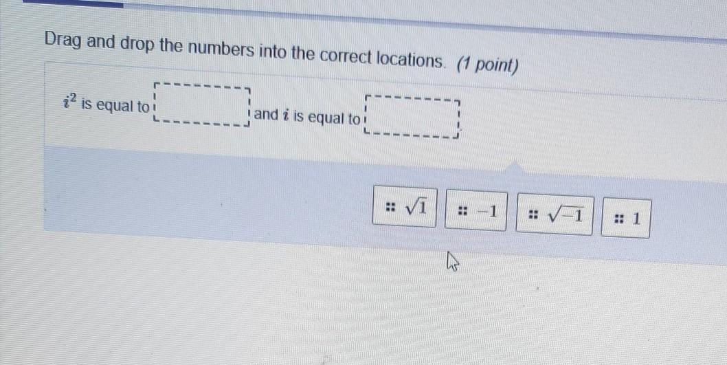 Please Help ASAPDrag And Drop The Numbers Into The Correct Locations