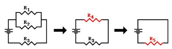 Consider The Diagram Of A Combination Circuit Below On The Left. In The Middle, The Resistors In The